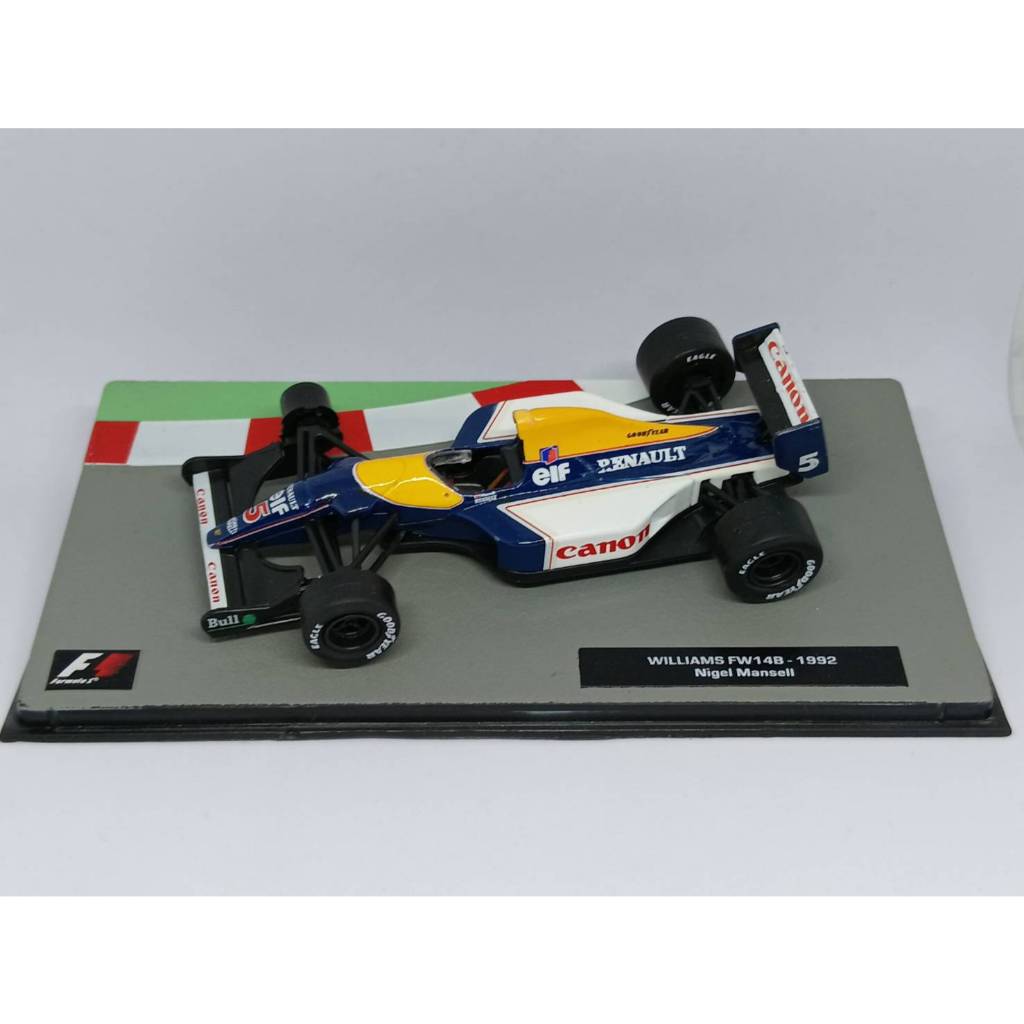 โมเดลรถ Altaya Formula One Williams FW14B NO.5 Nigel Mansell (1992) Scale 1:43 NO Packed.