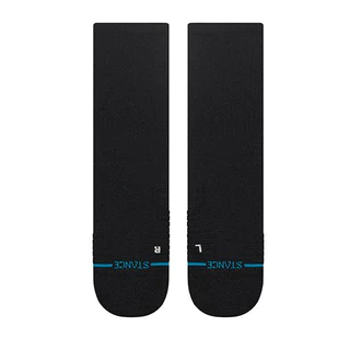 STANCE ถุงเท้าวิ่ง RUNNING SOCKS รุ่น SOLID MID RIBBED CREW RUNNING SOCK MID CUSHUIN SIZE L