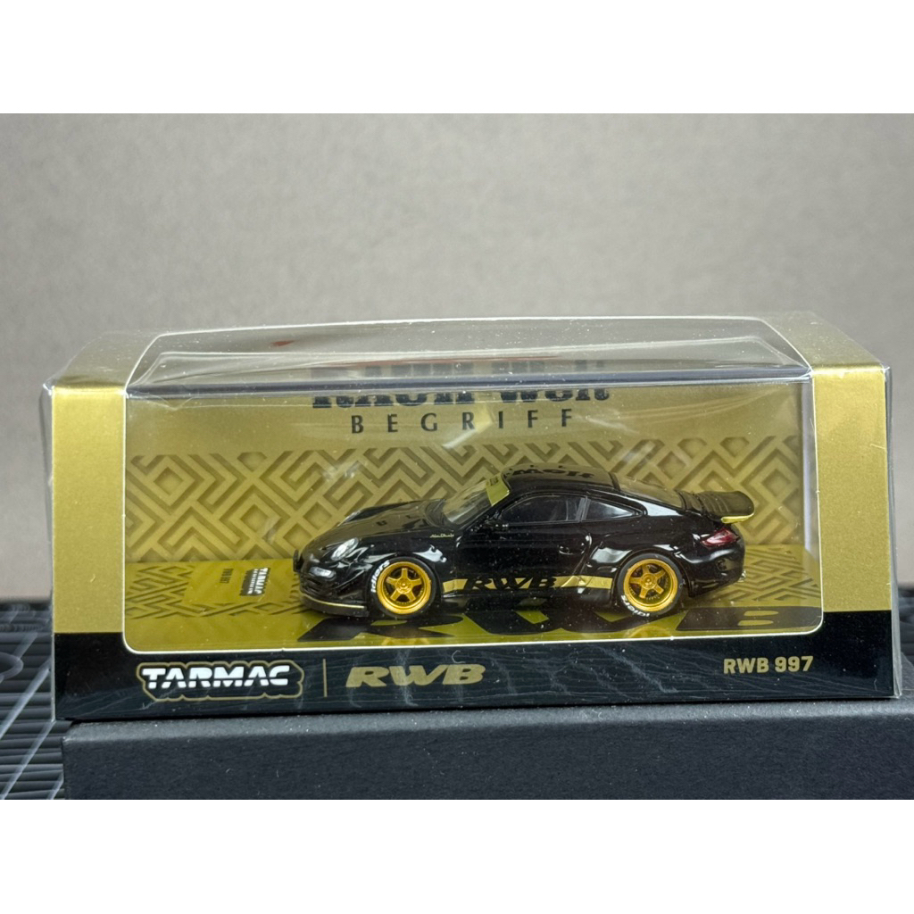 ▫️Porsche RWB 997 Black T64-TL057-BK Scale 1:64 ยี่ห้อ Tarmac Works