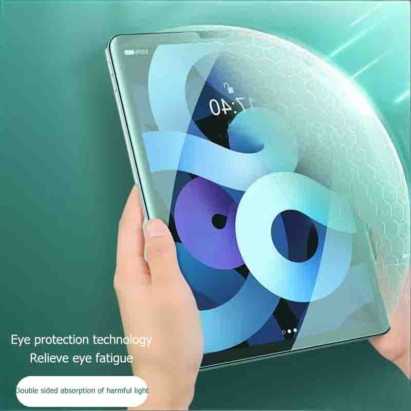 【พร้อมส่ง】ฟิล์มกระจกไอแพดด แบบถนอมสายตา ตัดแสงสีฟ้า สำหรับ Air5/4 10.9 Gen7/gen8/gen9 10.2  gen5/6 air1/2 pro12.9 Pro11