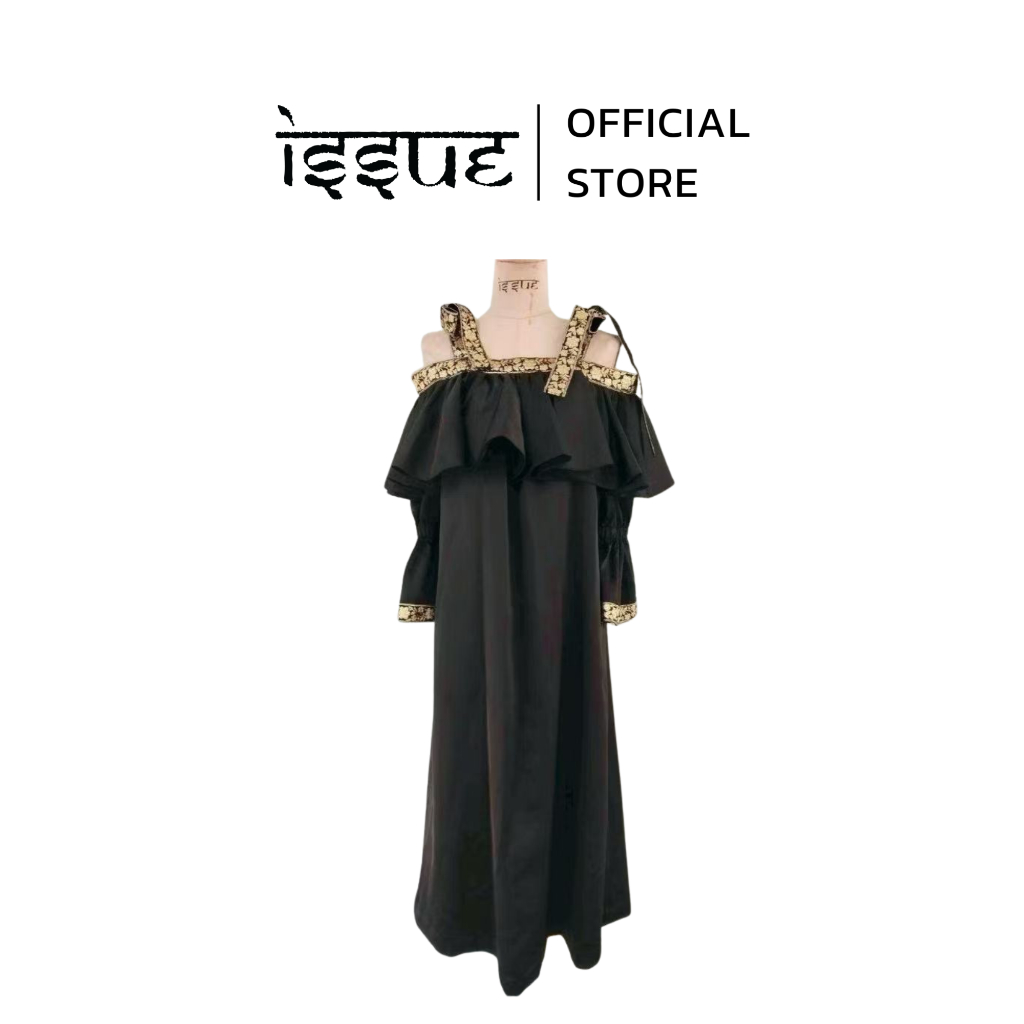 ISSUE THAILAND เดรสเปิดไหล่สีดำ