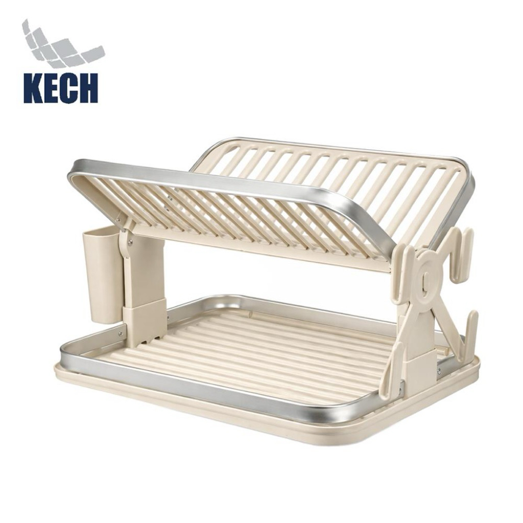 ชั้นคว่ำจานอะลูมิเนียมขาไขว้ KECH NOAR