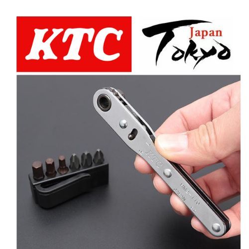 KTC JAPAN ประแจขันฟรีไขควง พร้อมอุปกรณ์ รหัสสินค้า TMDB8