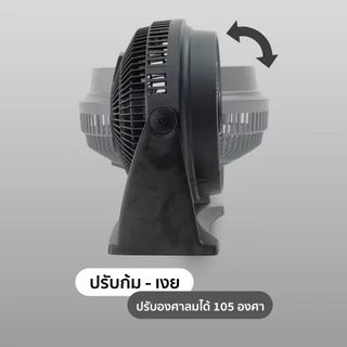 AIKO พัดลมตั้งโต๊ะ 10 นิ้ว รุ่น TF-1001 ก้ม-เงย มีเทอร์โมฟิล รับประกันมอเตอร์ 2 ปี มอก.934-2558