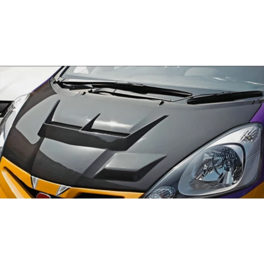 ฝากระโปรงหน้าแต่ง สำหรับ HONDA : Jazz GE 2008-2013