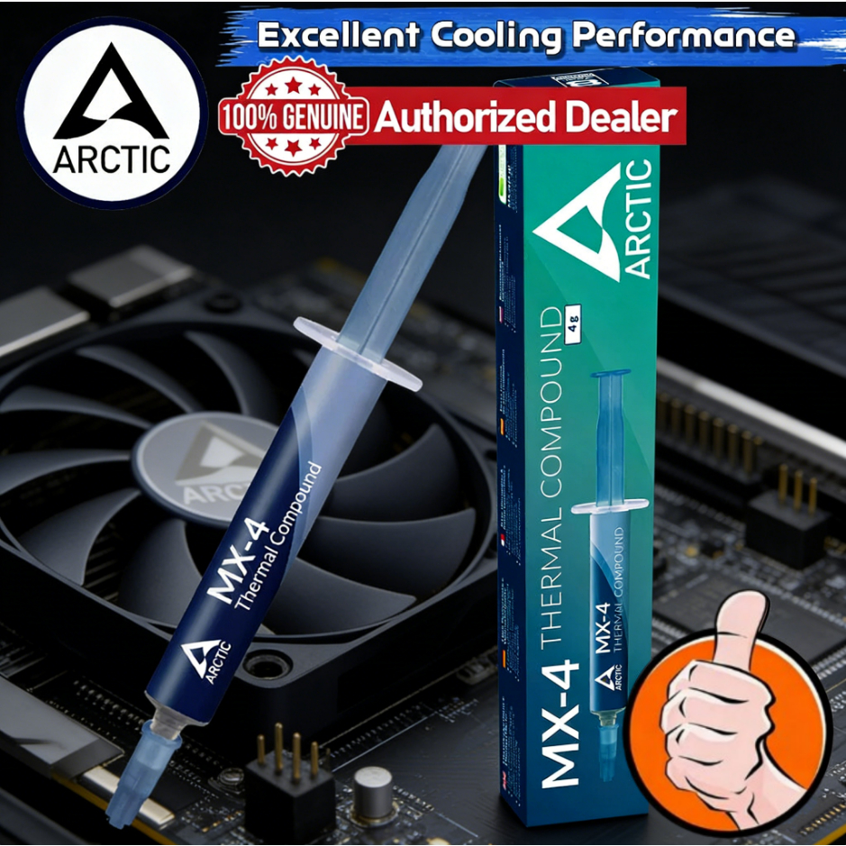 ARCTIC Arctic MX-4 ซิลีโคน 4g.Thermal compound (Heat sink silicone) (ซิลิโคนนำความร้อน)ULTIMATE PERF