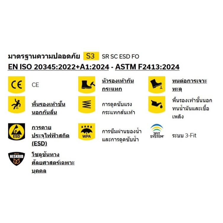 SAFETY JOGGER – CADOR S3 LOW รองเท้าเซฟตี้ หัวเหล็ก แผ่นเหล็กกันทะลุ คุณภาพสูง มาตรฐานสากล รองเท้านิรภัย ราคา ถูกที่สุด ดีลบีเคเค แกลเลอรีภาพที่ 2