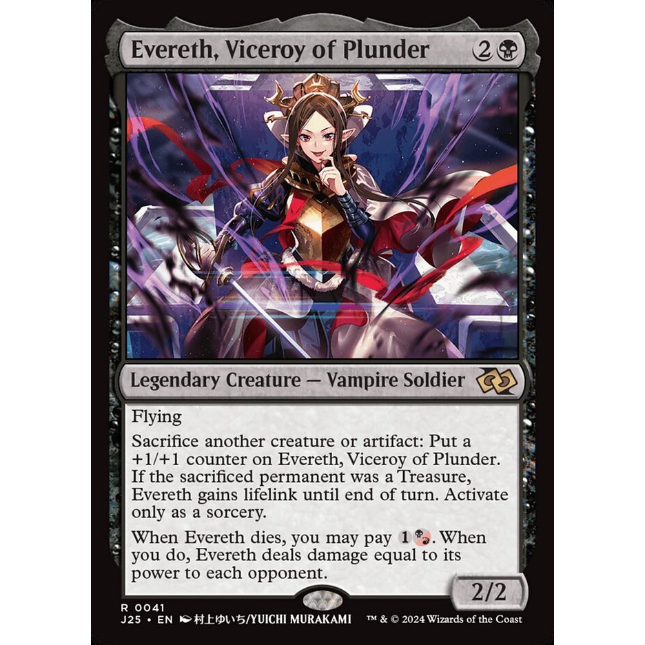 [Foundations Jumpstart] - [J25] - (R) - [Evereth, Viceroy of Plunder] - [2024]