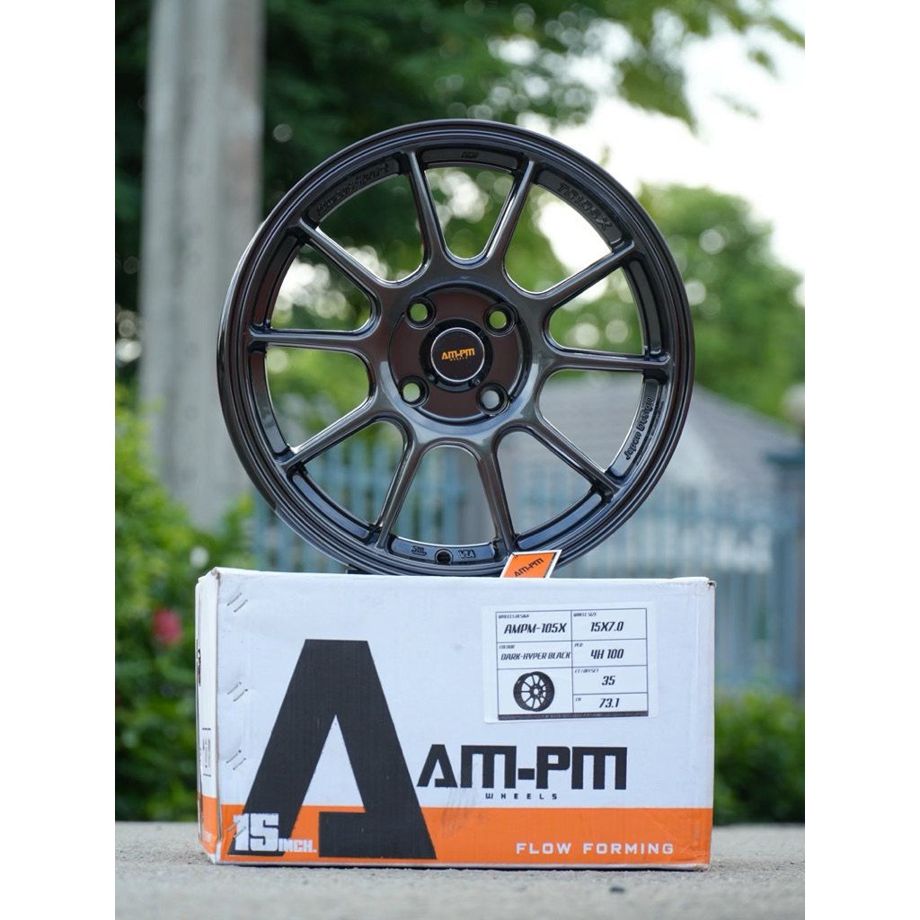 ล้อแม็ก ขอบ 15x7.0 4H100 ET 40 TC105X AMPM