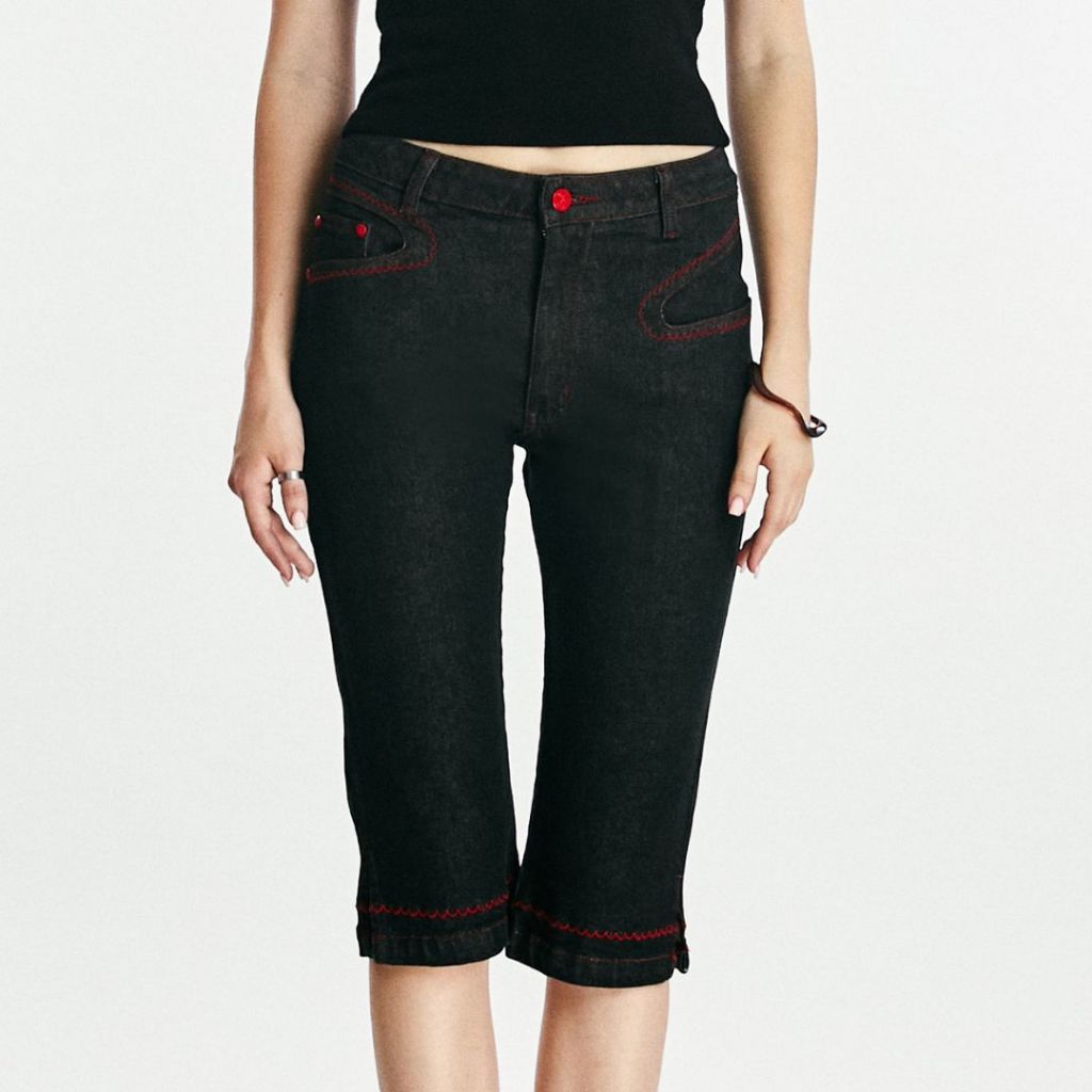 Merge Official – Merge Capri Jeans (พร้อมส่ง) ราคา ถูกที่สุด ดีลบีเคเค แกลเลอรีภาพที่ 6