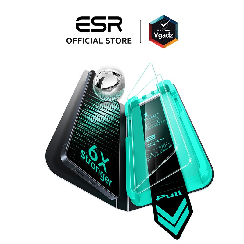 ESR ฟิล์มกระจกสำหรับ Galaxy S26 Ultra รุ่น UltraFit Armorite® Screen Protector (2 Pack)