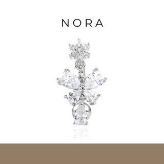 Jewelry แหวนสะดือ ปุ่มท้องแหวน ผีเสื้อ สเตนเลส ใกล้ชิด เจาะส…