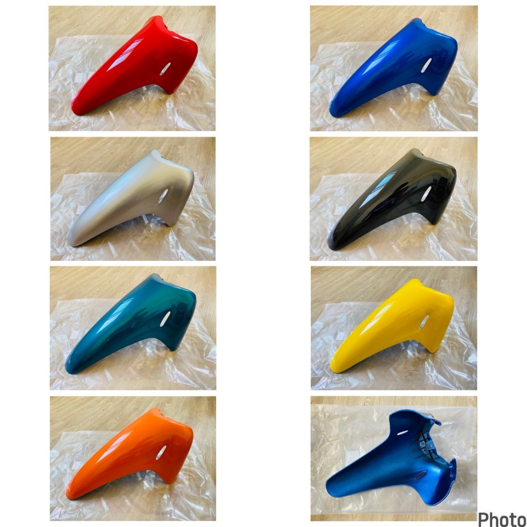 (FISHO) บังโคลนหน้า Wave 125S Wave 125R เวฟ 125S เวฟ 125R หัวเถิก หัวแหลม (ปี 2002-2005) (มี 7 สี)