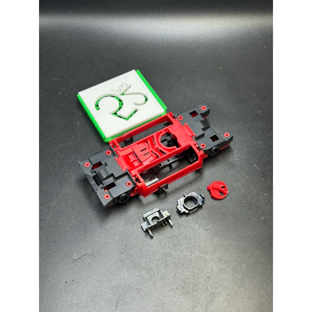 Tamiya mini 4WD MS L suspension (black red )