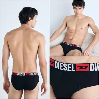 กางเกงในชาย [ขอบดำ-E5326] Diesel Umbr-Andrethreepack Briefs RED/GREY/BLACK