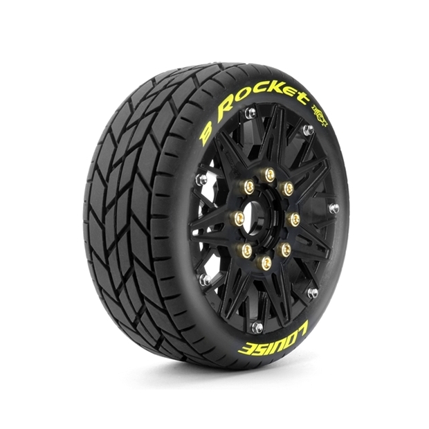Louise rc MFT BROCKET LT3362SB ยางทางเรียบเทคโนโลยี MFT(กันยางบวม) For Buggy 1/8 (17MM) (ครบชุด4วง)