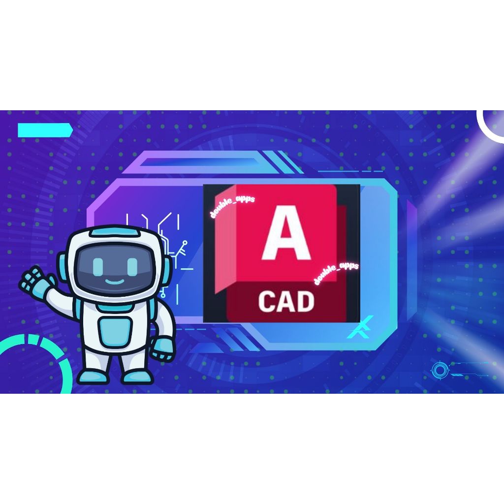 AutoCAD เวอร์ชั่น2024 สำหรับการเขียนแบบ ออกแบบ 2 มิติ และ 3 มิติ สำหรับเครื่องคอมพิวเตอร์ window x64