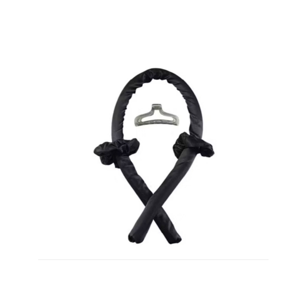 แกนม้วนผมฟองน้ำ Hair roll โรลม้วนผมลอน แกนนิ่มสีดำพร้อมที่หนีบผม