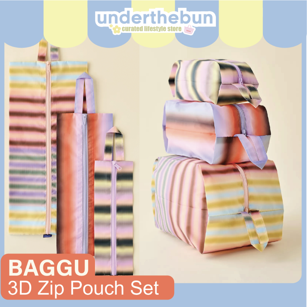 baggu - Packing Cube Set  [พร้อมส่ง] กระเป๋าจัดระเบียบ