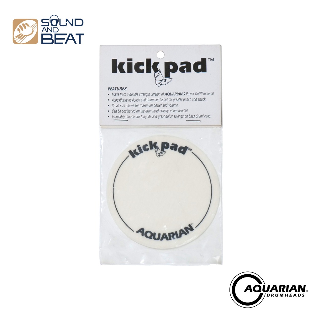 แผ่นติดบนหนังกลองเบส Aquarian KP1 Kick Pad