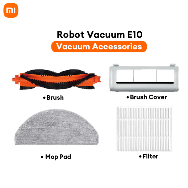 Xiaomi Robot Vacuum E10 Accessories เครื่องประดับ เหมาะสำหรับหุ่นยนต์ดูดฝุ่นรุ่น E10 E10C E12 แปรงหล