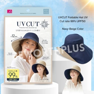 [พร้อมส่ง] UVCUT Foldable Hat UV Cut rate 99% UPF50 หมวกกันแดด UV แบบพับได้ COOL