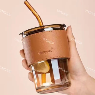 แก้วน้ำดื่ม ถ้วยกาแฟ [ส่งเร็วพิเศษ!] การจัดส่งรวดเร็วแก้วทนความร้อน หลอดดื่ม แก้วกาแฟน้ำเย็น แก้ว
