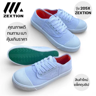 💦พร้อมส่ง💦 ZEXTION เซคชั่น รองเท้าผ้าใบนักเรียน (งานถุงไม่มีกล่อง) ไซส์ 30-45 TX-205 -X รองเท้าผ้าใบ ราคาถูก