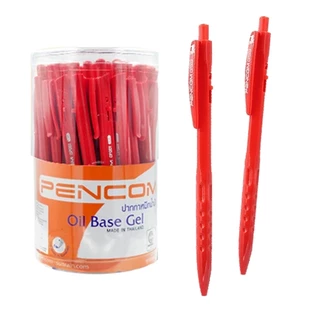 Cps02 ปากกาเลือกตั้ง ตัวดัง PENCOM ปากกาลูกลื่นหมึกน้ำมัน 1 มม เพ็นคอมพ์ (50 ด้าม)