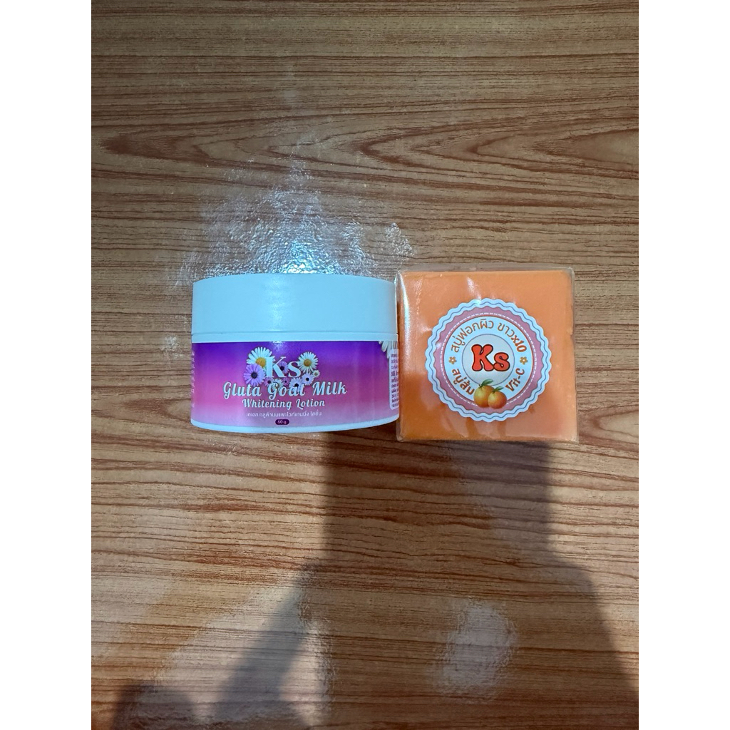 หัวเชื้อกลูต้านมแพะ50g1+สบู่1 (สูตรใหม่)