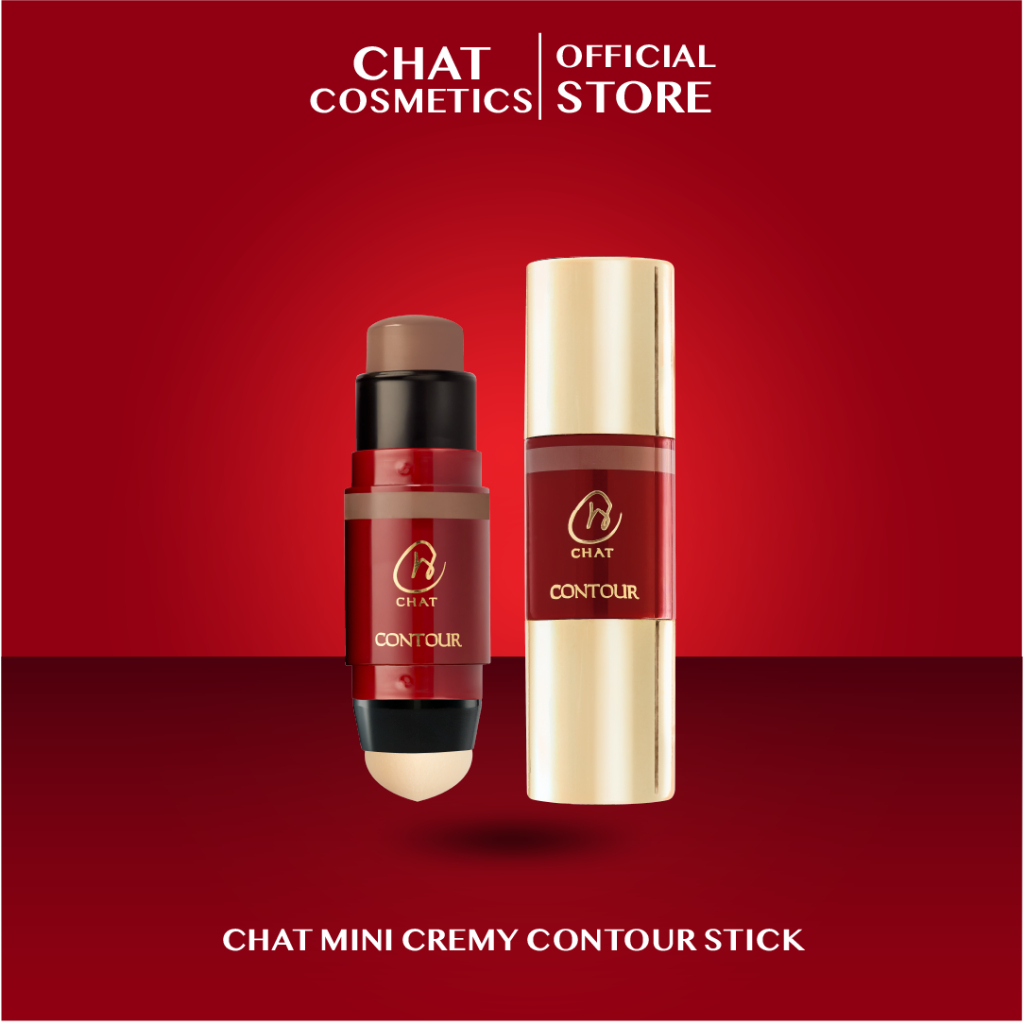ฉัตร มินิครีมมี่คอนทัวร์สติ๊ก CHAT Mini Creamy Contour Stick (คอนทัวร์เนื้อครีม) 6 กรัม