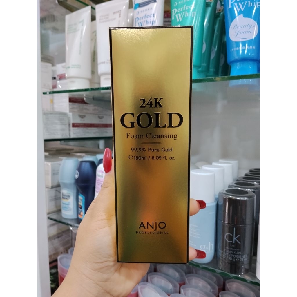 โฟมล้างหน้า 24k.GOLD..180ml ANJO