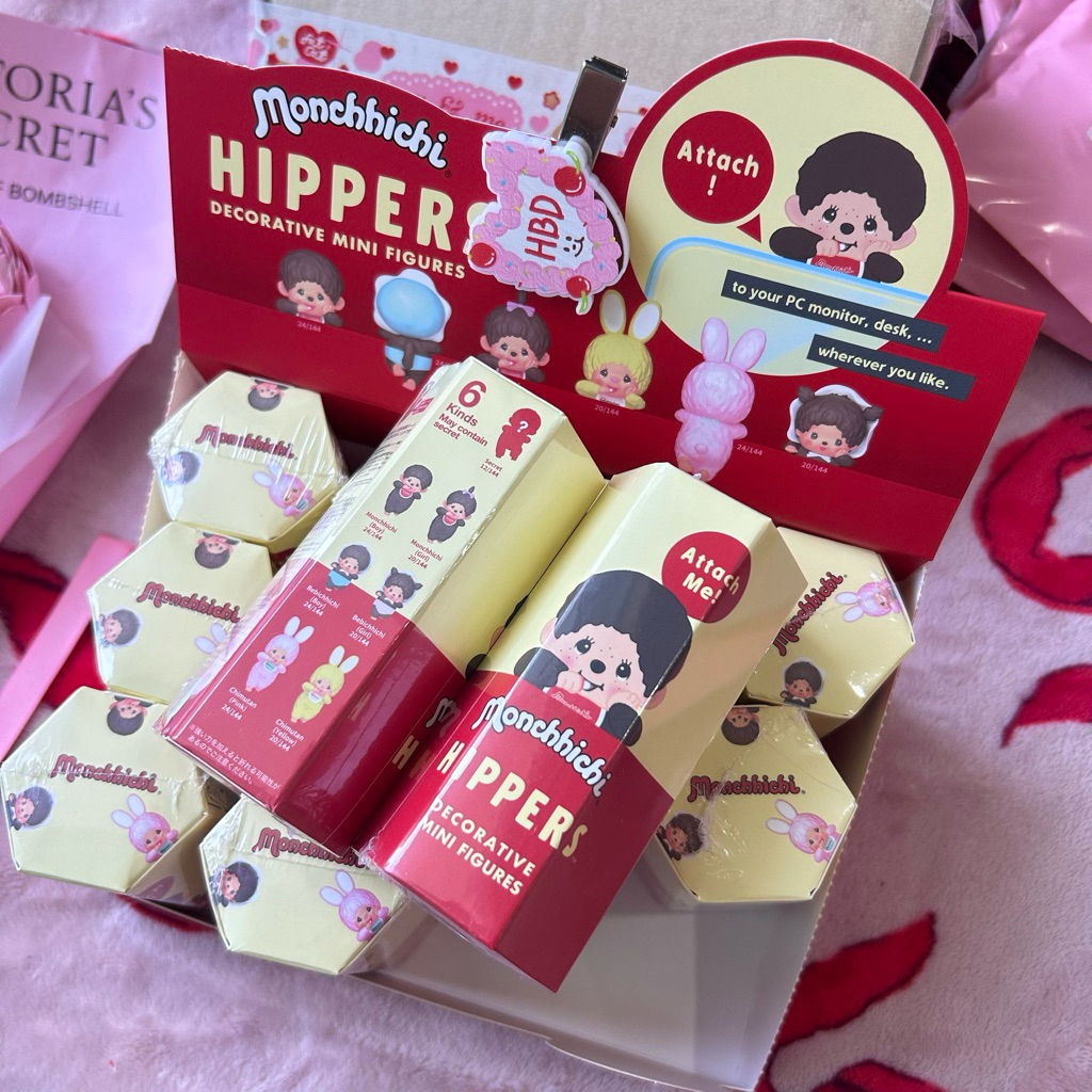 ꒰ พร้อมส่ง 🎌꒱ ของแท้🍓 สุ่ม‼️ เกาะ Monchhichi HIPPERS ตุ๊กตาม่อนชิชิ พวงกุญแจม่อนชิชิ จากญี่ปุ่น 🧸Rare Item หายากมาก ✨