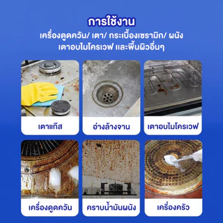 Rabito ผลิตภัณฑ์ทำความสะอาดน้ำยาทำความสะอาดสำหรับห้องครัวสูตรขจัดคราบมันทรงพลังแทรกซึมลึก ขจัดคราบมันฝังแน่นในครัว 500ml