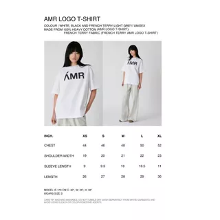 AMR DE SAISON ( AIMER ) - AMR Logo T-shirt in White