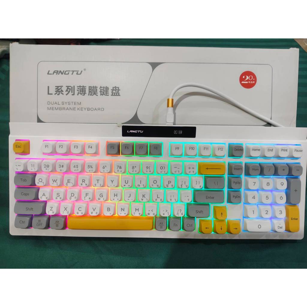 LANGTU L102 Membrane keyboard แป้นพิมพ์ไทย - Eng