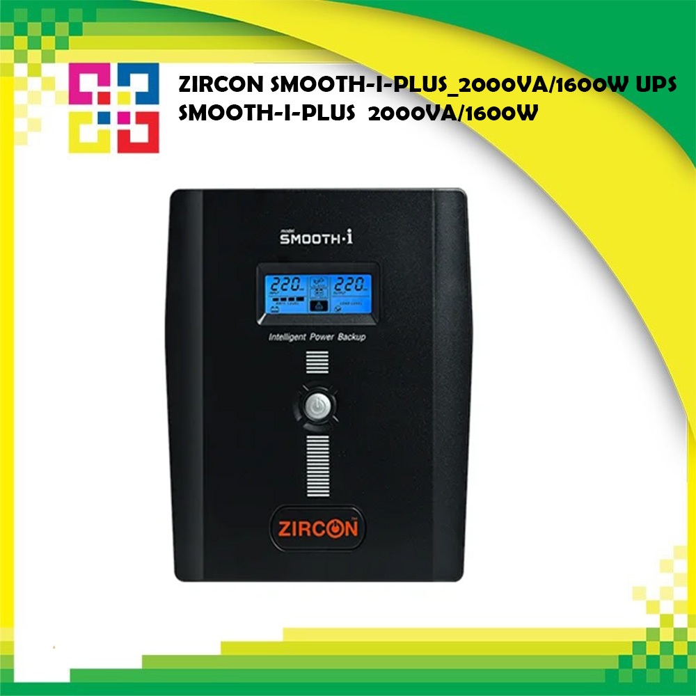 ZIRCON SMOOTH-I-PLUS_2000VA/1600W UPS   SMOOTH-I-PLUS  2000VA/1600W