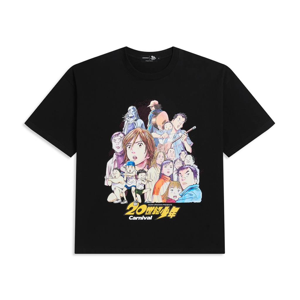 CARNIVAL CNVX20C26T01BK 20th CENTURY BOYS THE RESISTANCE T-SHIRT OVS BLACK
