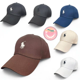 ลายใหม่ล่าสุด หมวกแก๊ป แฟชั่น งานปัก polo ผ้าฝ้ายสวมใส่สบาย ปีกหมวกโค้ง ใส่กันแดด ใส่ได้ทั้งหญิงและชาย