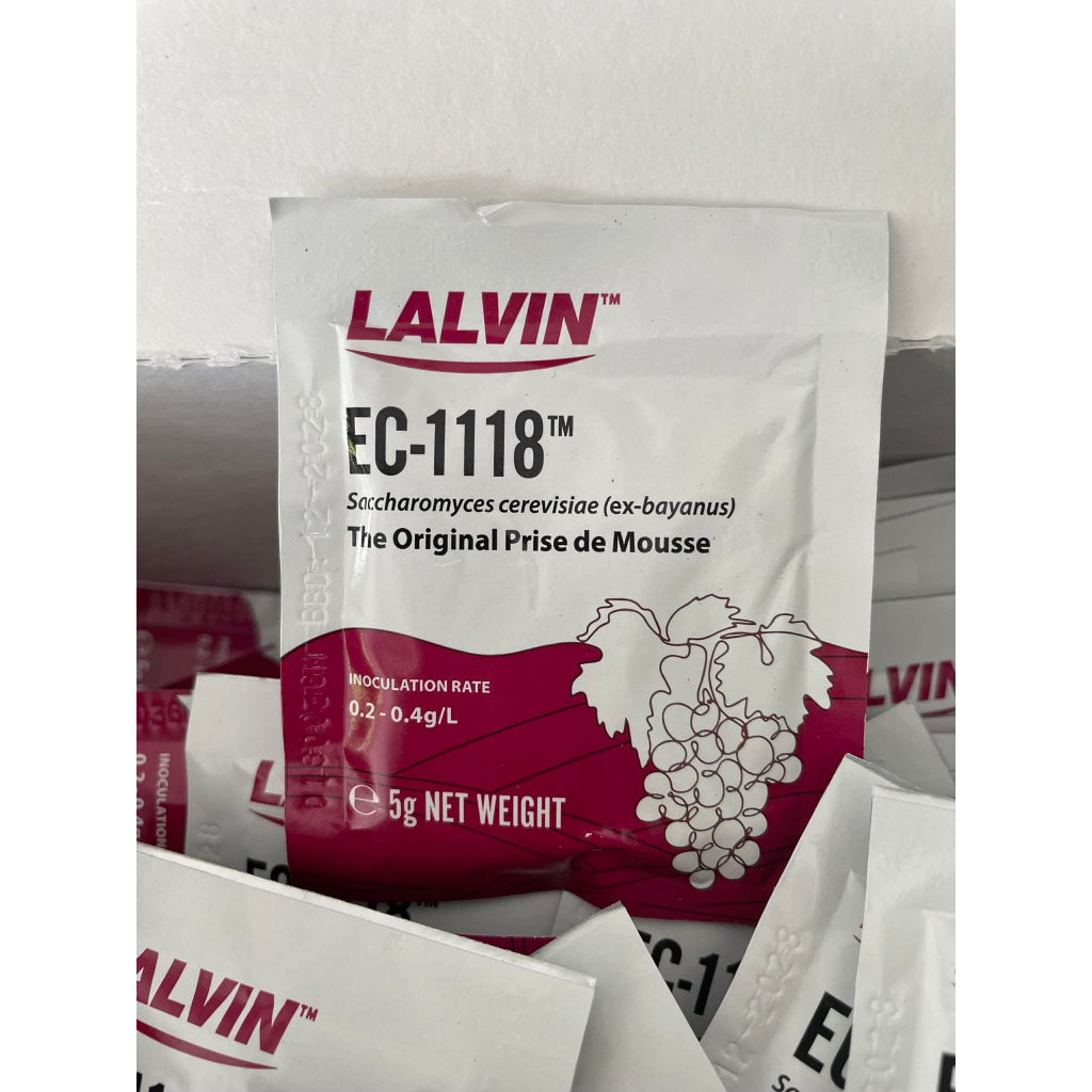 (แพคเกจใหม่) ยีสต์หมักไวน์ ยีสต์ หมัก ไวน์ ทำ ไวน์ LALVIN EC-1118 LALLEMAND WINE YEAST 5 กรัม หมดอายุ 12-2028 ราคา ถูกที่สุด ดีลบีเคเค แกลเลอรีภาพที่ 4
