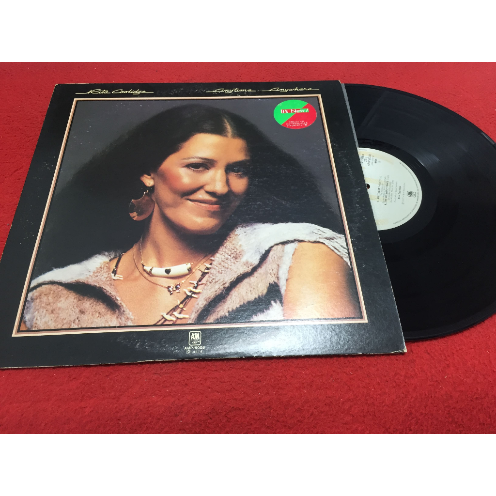 Anytime...Anywhere -  Rita Coolidge ขนาด 12 นิ้ว LP ร้าน PinHaiMusic B109