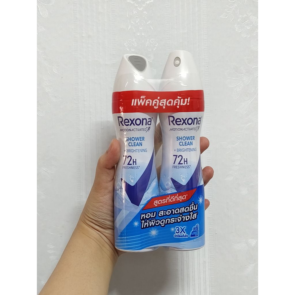 เรโซน่า Rexonaแพ็คคู่ สเปรย์ระงับกลิ่นกาย 135 มล.