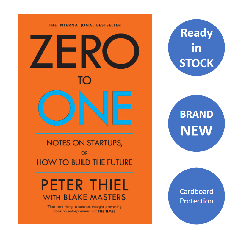 From 0 to 1 English Zero to One Peter Thiel English Paperback