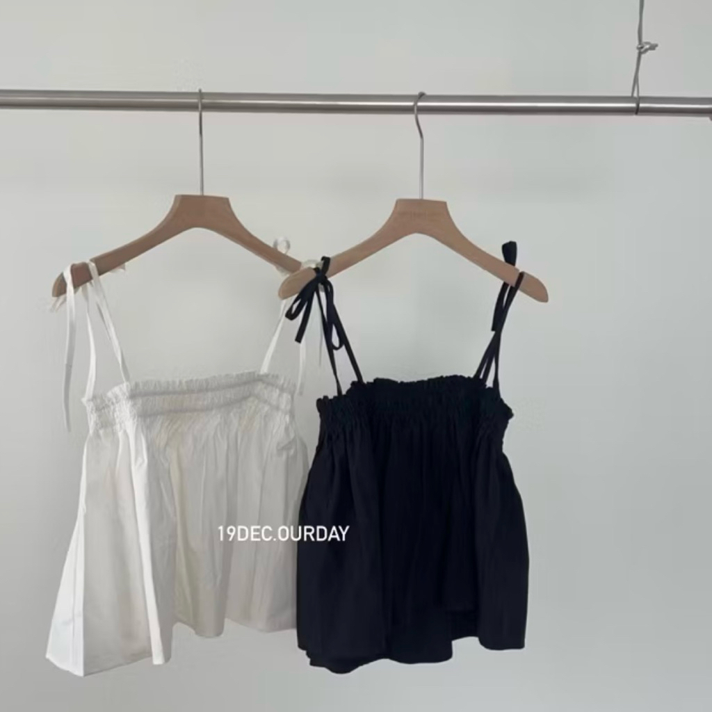 [Used] 19dec เสื้อสายเดี่ยว สีขาว