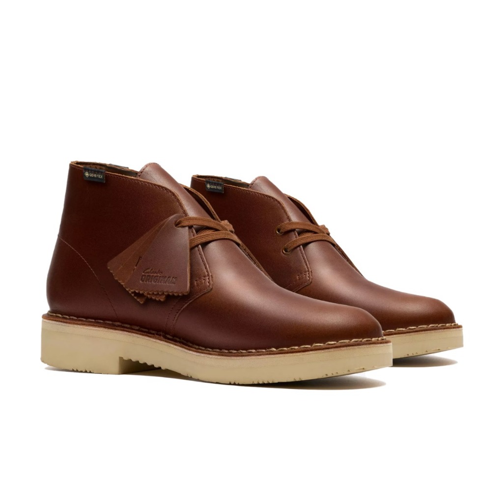 CLARKS حذاء جلد GTX — بني — صورة 3