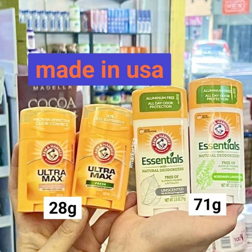 EXP.2027 ของแท้ Arm & Hammer Deodorants (28 g)  ดีโอสติ๊กระงับกลิ่นกาย made in usa