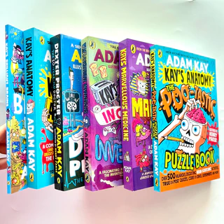 ADAM KAY Kay's Anatomy,Marvelous Medicine,Brilliant Brains,Incredible Inventions, 6 Books Set, Ages:10-15 Paperback