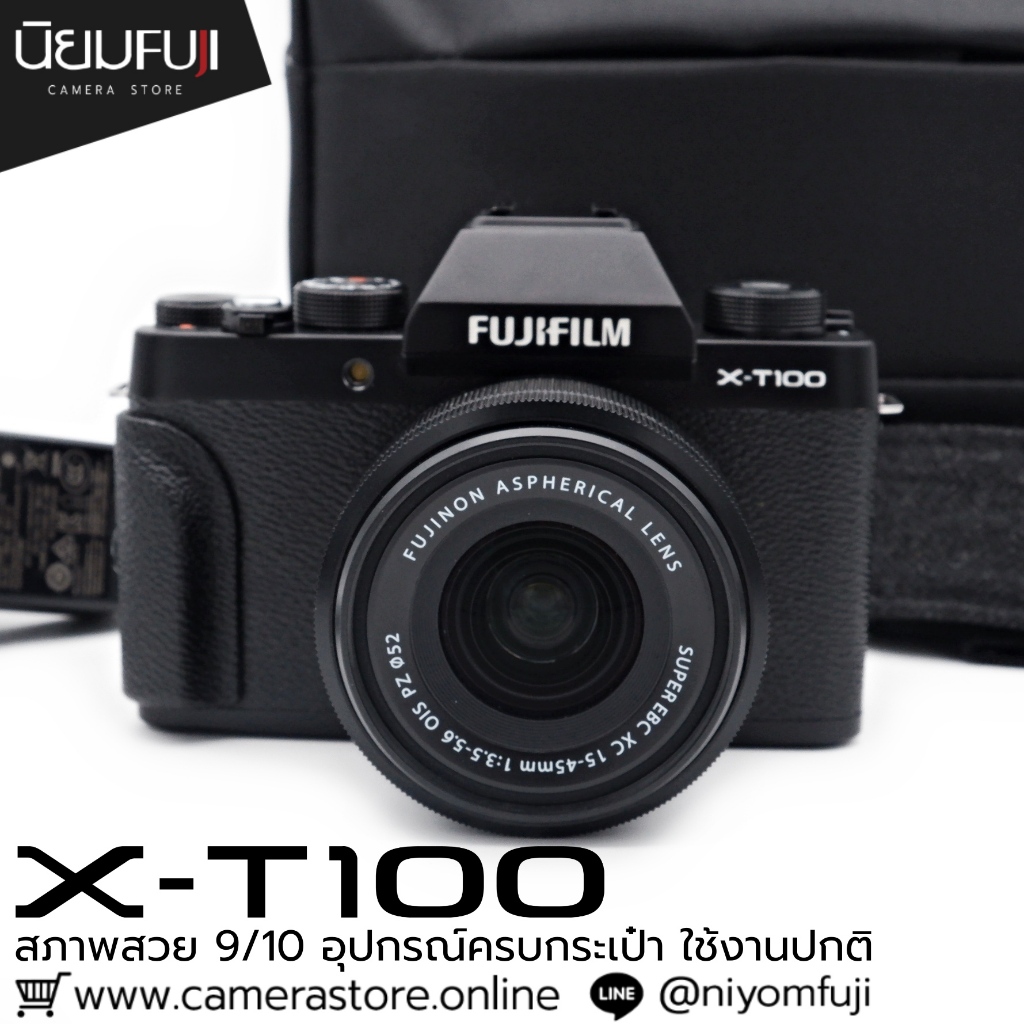 Fujifilm XT100 เลนส์มือ2 เลนส์มือสอง หน้าชัดหลังเบลอ เลนส์ละลาย กล้องมือ2 กล้องมือสอง เลนส์ฟิกส์