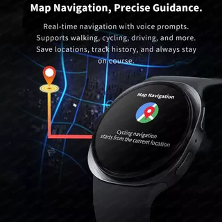 2025 ใหม่Galaxy Watch8 สมาร์ทวอทช์AMOLED1.52 IP68 กันน้ำGPSบลูทูธฟิตเนสความดันโลหิตออกซิเจนในเลือดการตรวจสอบการนอนหลั