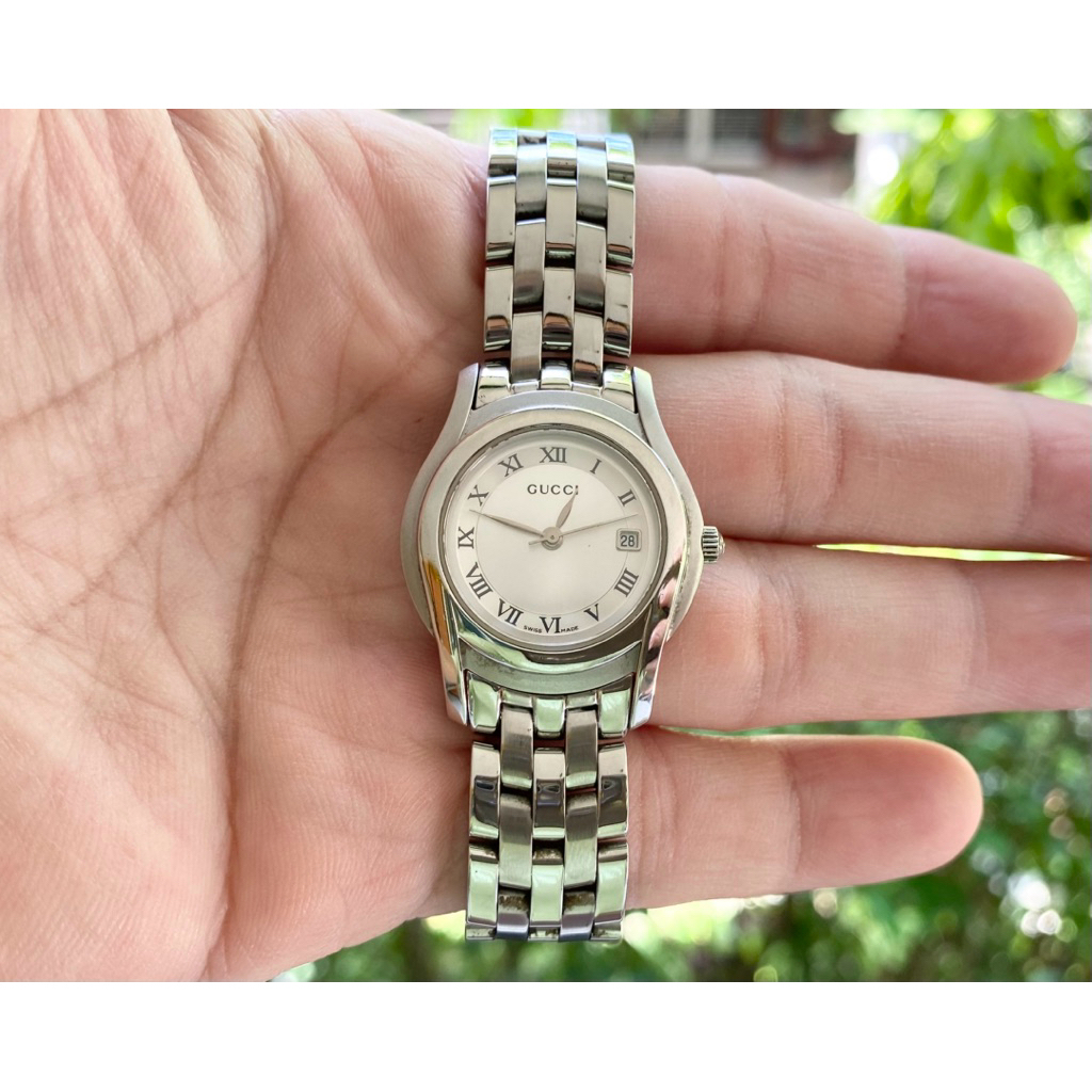 นาฬิกาGucci รุ่น 5500L (swiss made) Lady Watch แท้ศูนย์